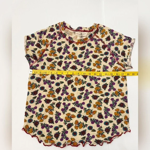 NWT Natural Life Lily Cotton Short Sleeve Tee Shirt Size Medium - Picture 10 of 11